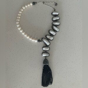 Pearl And Crystals Necklace